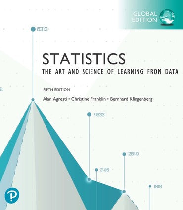 statistics the art and science of learning from data fifth edition