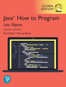 Java How to Program, Late Objects, 11th Global Edition, e-book ...