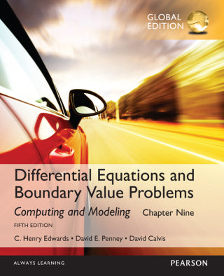 Differential Equations and Boundary Value Problems, 5e Chapter Nine, e-book