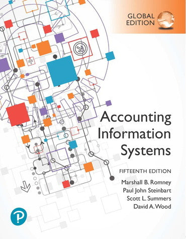 Accounting Information Systems, 15th Global Edition, e-book