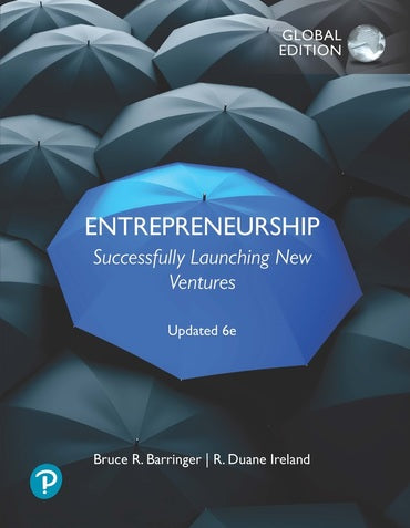 Entrepreneurship: Successfully Launching New Ventures, 6th Updated Global Edition, E-Learning with e-book,MylabEntrepreneurship
