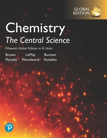 Chemistry: The Central Science in SI Units, 15th Global edition E-Learning with e-book, MasteringChemistry