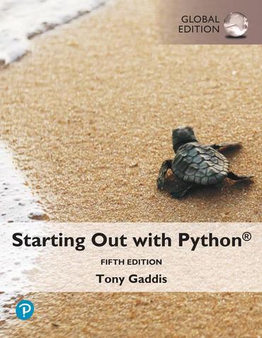 Starting Out with Python, 5th Global Edition, E-Learning with e-book, MyLab Programming