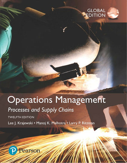 Operations Management: Processes and Supply Chains, 12th Global Edition, E-Learning with e-book,  MyLabOM