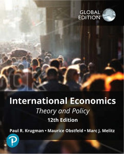 International Economics: Theory and Policy, 12th Global Edition E-Learning with e-book,  MyLab Economics