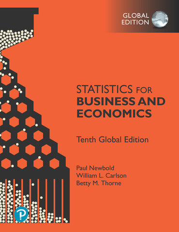 Statistics for Business and Economics, 10th Global Edition, E-learning with e-book, MyLabStatistics