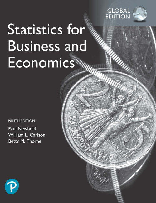 Statistics for Business and Economics, 9th Global Edition, E-Learning with e-book, MylabStatistics