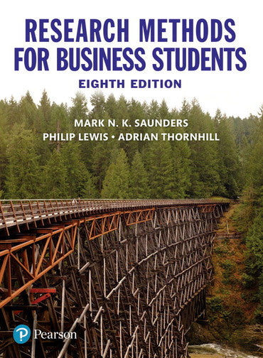 Research Methods for Business Students, 8th edition e-book