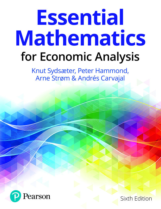 Analysis,　e-book　Mathematics　Economic　6th　Pearson　for　–　edition　Essential　Nordics